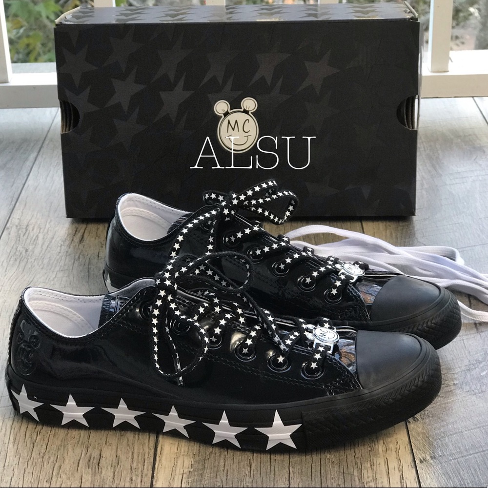 Converse&Miley Cyrus Ctas OX Black White W AUTHEN